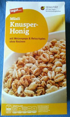 Müsli Knusper-Honig front packaging