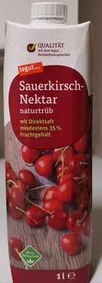 Sauerkirschnektar Naturtrüb front packaging
