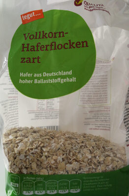 Vollkorn-Haferflocken zart