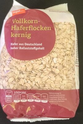 Vollkorn-Haferflocken kernig front packaging