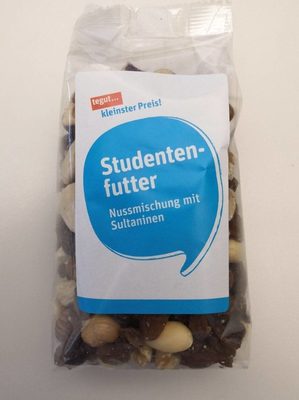 Studentenfutter, Nussmischung mit Sultanien