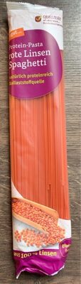Rote Linsen Spaghetti front packaging