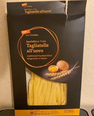 Tagliatelle all‘uovo front packaging