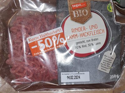 Rinder- und Lamm-Hackfleisch 70%/30% (Bio)