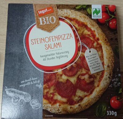 Steinofenpizza Salami front packaging