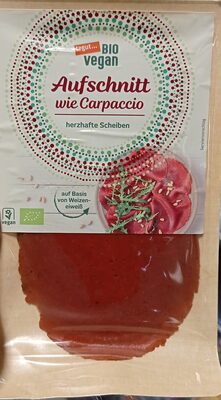 Aufschnitt wie Carpaccio