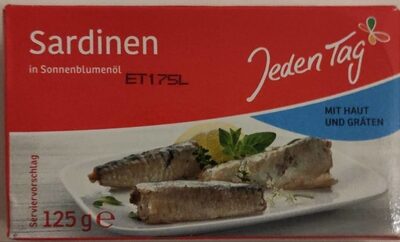 Sardinen in Sonnenbluenöl