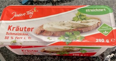 Kräuter Schmelzkäse front packaging