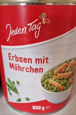 Erbsen mit Möhrchen front packaging