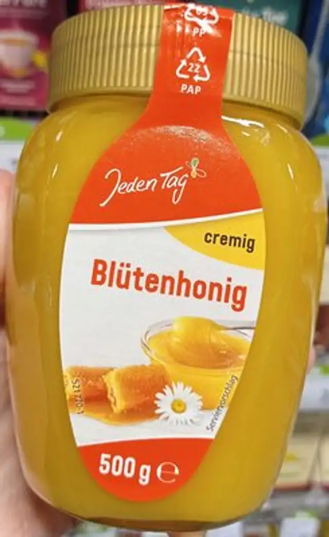 Blütenhonig cremig front packaging