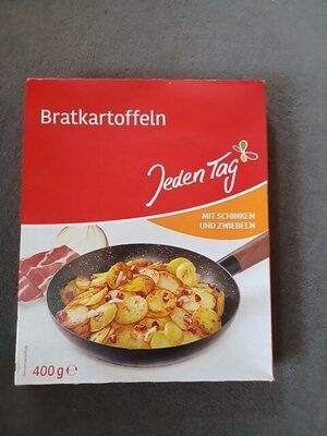 Bratkartoffeln Schinken und Zwiebeln