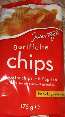 geriffelte chips