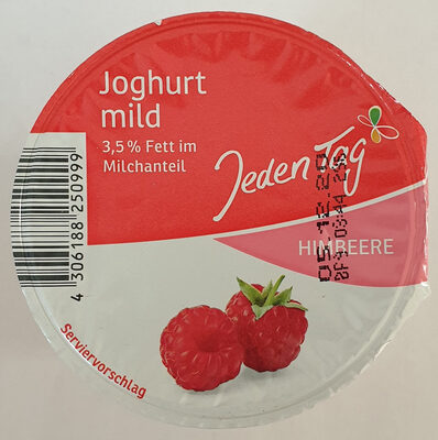 Fruchtjoghurt mild Himbeere front packaging