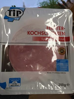Hinterkochschinken front packaging