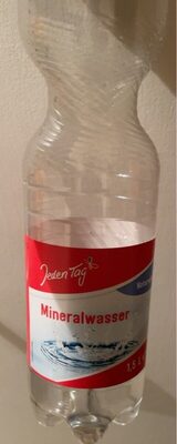 Mineralwasser front packaging