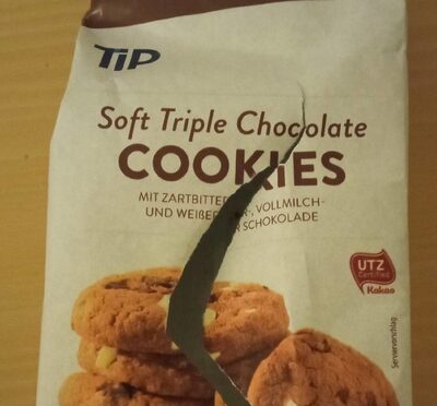 Soft Triple Chocolate Cookies