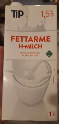 Fettarme H-Milch front packaging