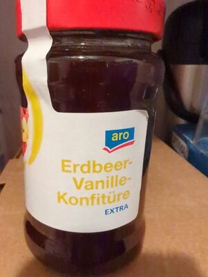 Erdbeer-Vanille-Konfitüre front packaging