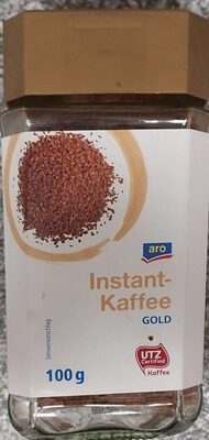 Instantkaffe Gold 100g front packaging
