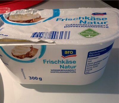 Frischkäse Natur, wärmebehandelt, Doppelrahmstufe