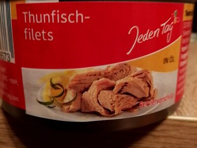 Thunfischfilets in Sonnenblumenöl