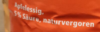 Apfelessig ingredients label