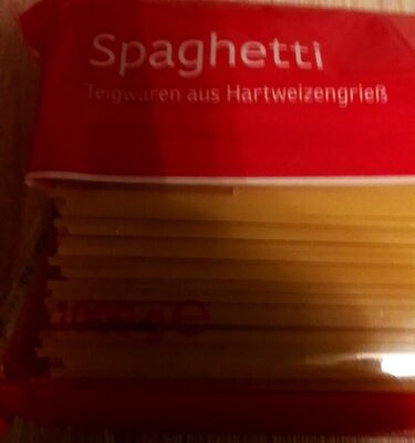 Spaghetti front packaging