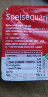 Unknown ingredients label