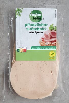Pflanzlicher Aufschnitt wie Lyoner