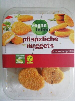 Pflanzliche Nuggets front packaging