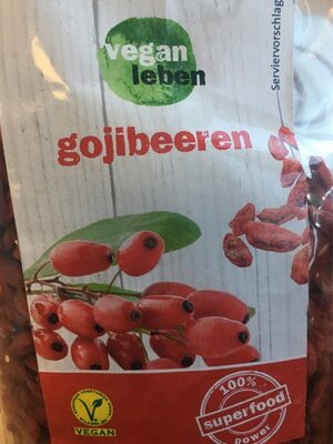 Goji Beeren front packaging