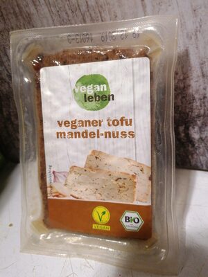 Veganer Tofu Mandel-Nuss front packaging