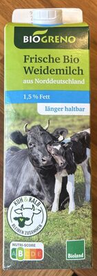 Frische Bio Weidemilch 1,5% Fett