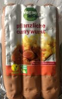 Pflanzliche Currywurst