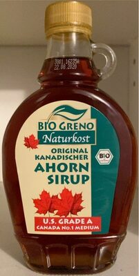 Original Kanadischer Ahornsirup front packaging