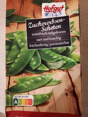 Zucker Erbsenschoten