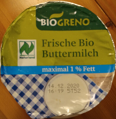 Frische Bio Buttermilch