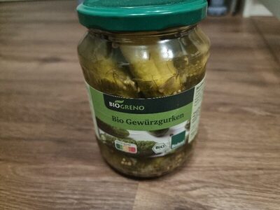 Bio Gewürzgurken front packaging