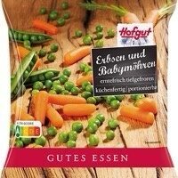 Erbsen und Babymöhren