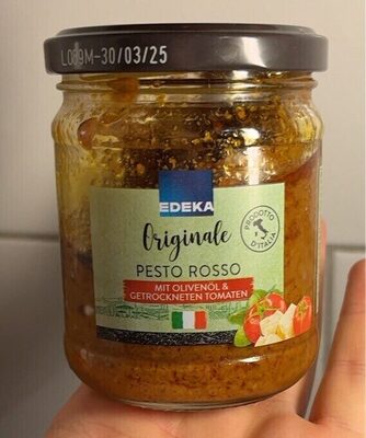 Pesto rosso mit Olivenöl & getrockneten Tomaten