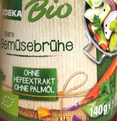 klare Gemüsebrühe front packaging