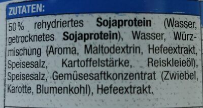 Thun-wie'n-fisch ingredients label