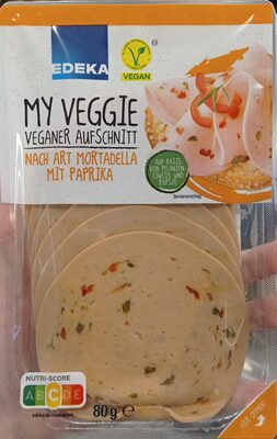 Veggie Aufschnitt nach Art Mortadella