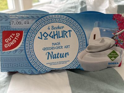 Joghurt nach griechischer Art front packaging