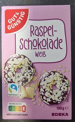 Raspelschokolade weiß