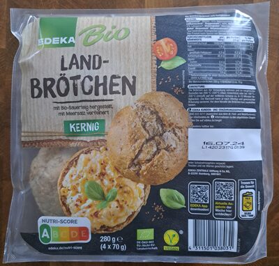 Brötchen Land- Brötchen kerning front packaging