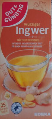Würziger Ingwertee