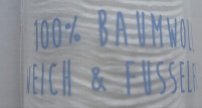 Duo-Watte Pads ingredients label