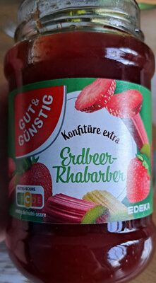 Erdbeer Rhabarber Konfitüre