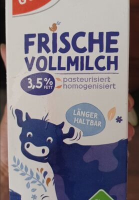 Frische Vollmilch front packaging
